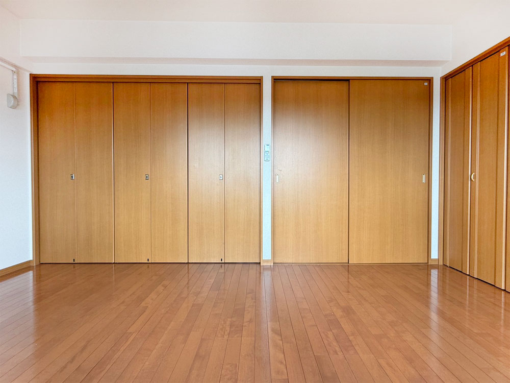 LDK 可動間仕切り、引き戸を全て閉めた場合