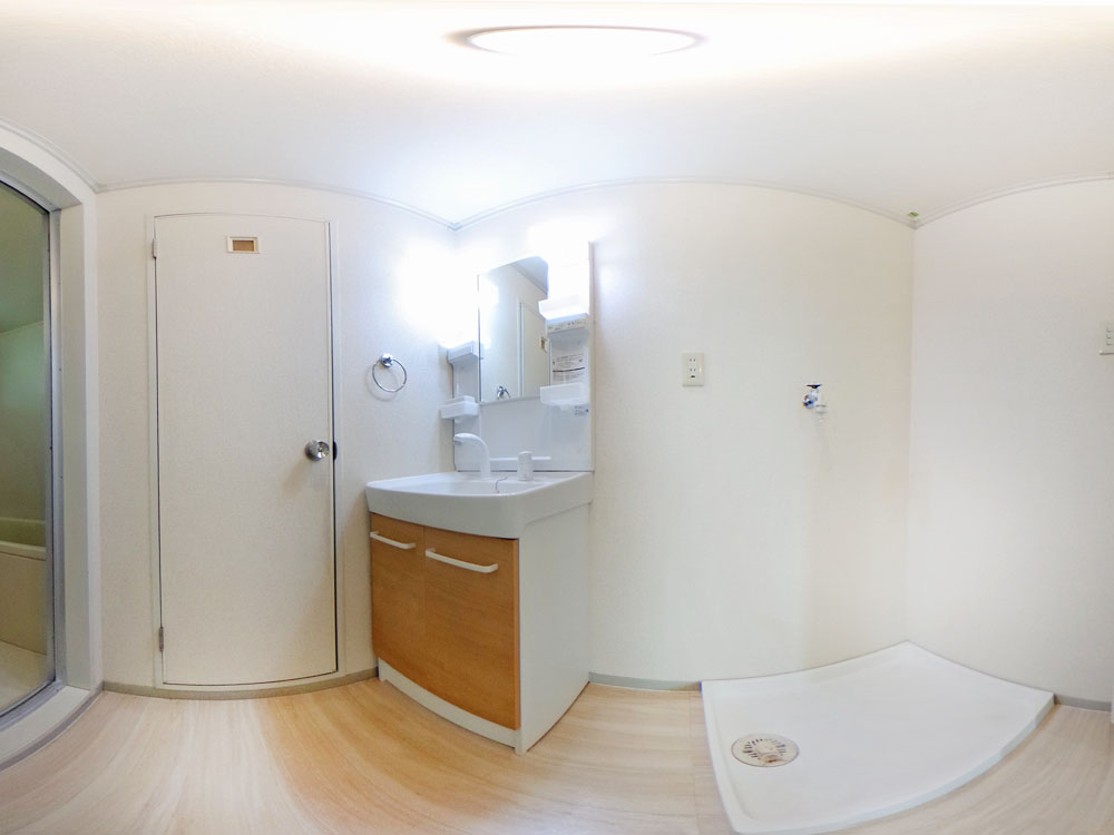 セジュールプラスB202洗面化粧台、洗濯機置き場